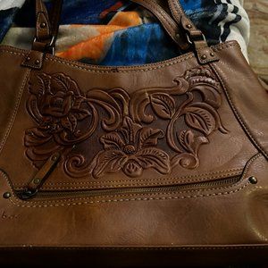 B.O.C. Vinyl shoulder bag